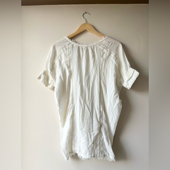 ARITZIA AZURE SKIES |Boho short sleeve with fringe | xxs - Picture 4 of 6